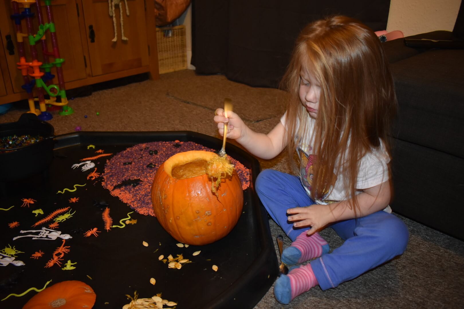 Halloween Sensory tray